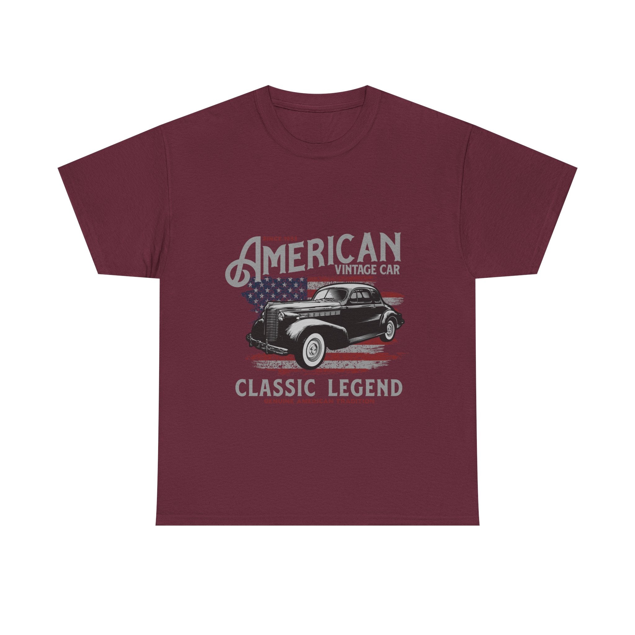 T-Shirt — American Vintage Car “Classic Legend” Graphic Tee